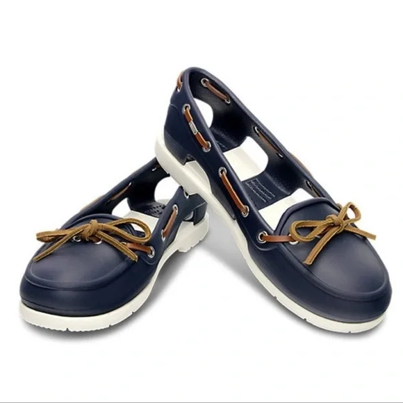 Crocs women's beach line hybrid boat shoe hotsell
